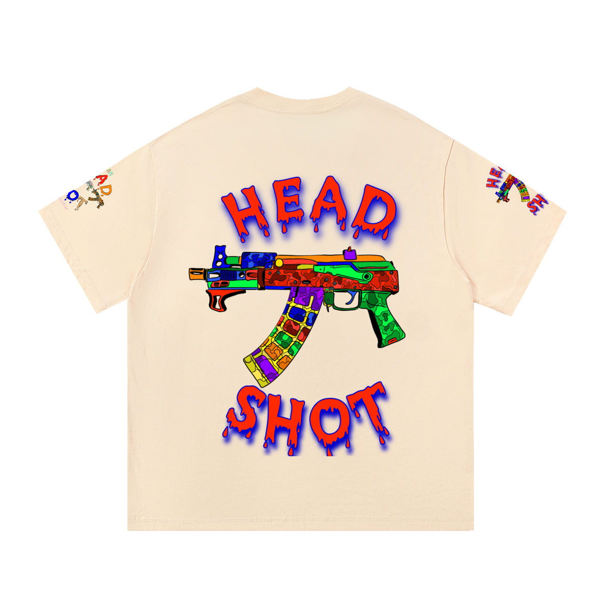 THS “DRACO” Collection Printed Sleeve Basic Tee