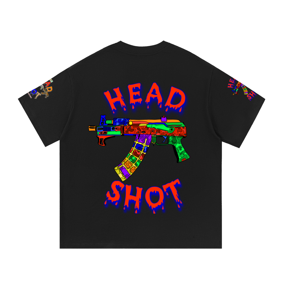 THS “DRACO” Collection Printed Sleeve Basic Tee