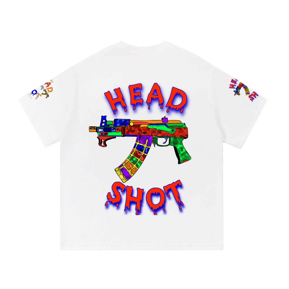 THS “DRACO” Collection Printed Sleeve Basic Tee