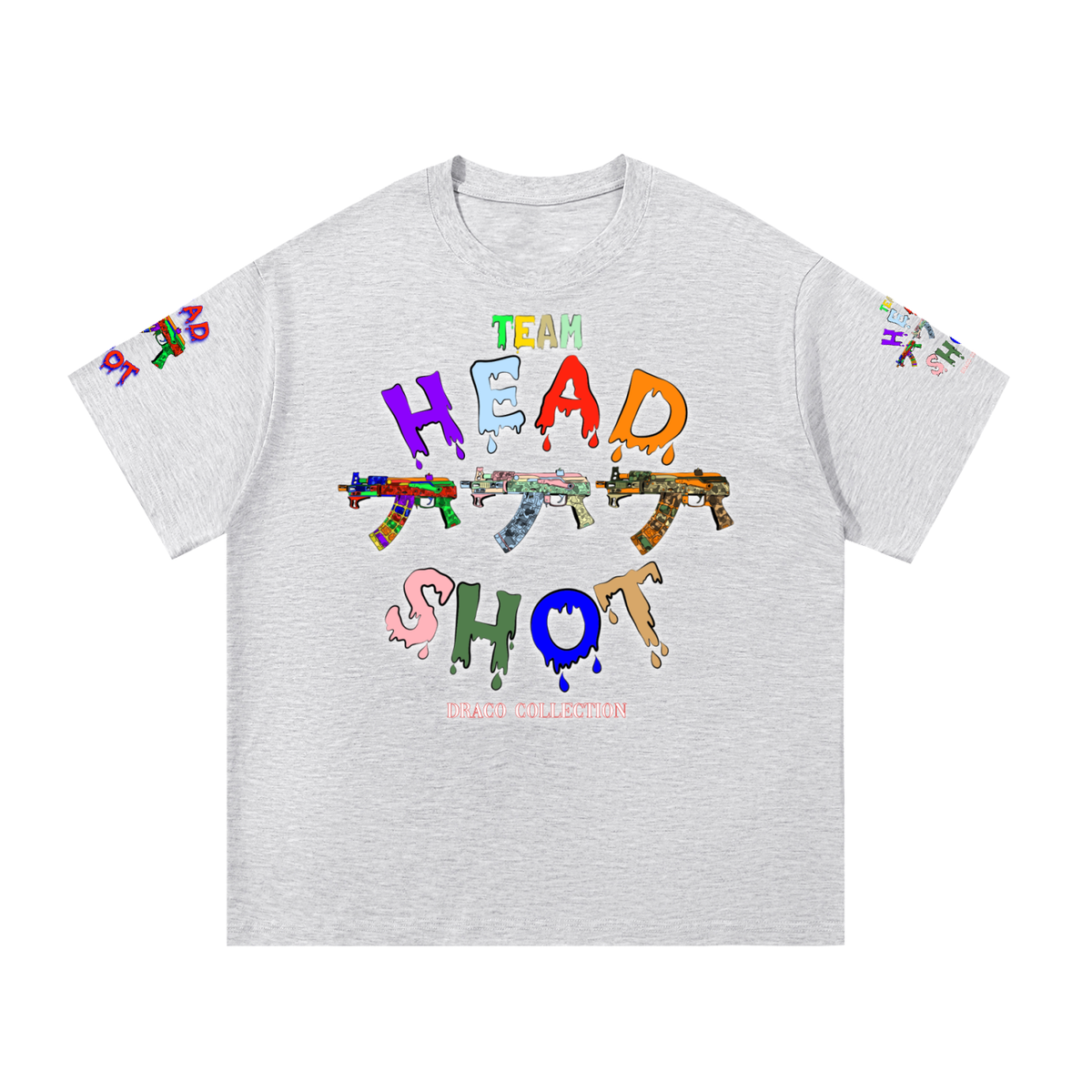 THS “DRACO” Collection Printed Sleeve Basic Tee