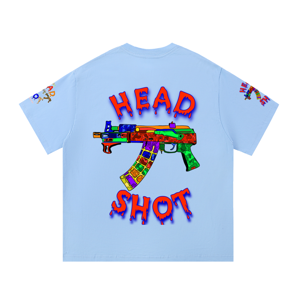 THS “DRACO” Collection Printed Sleeve Basic Tee