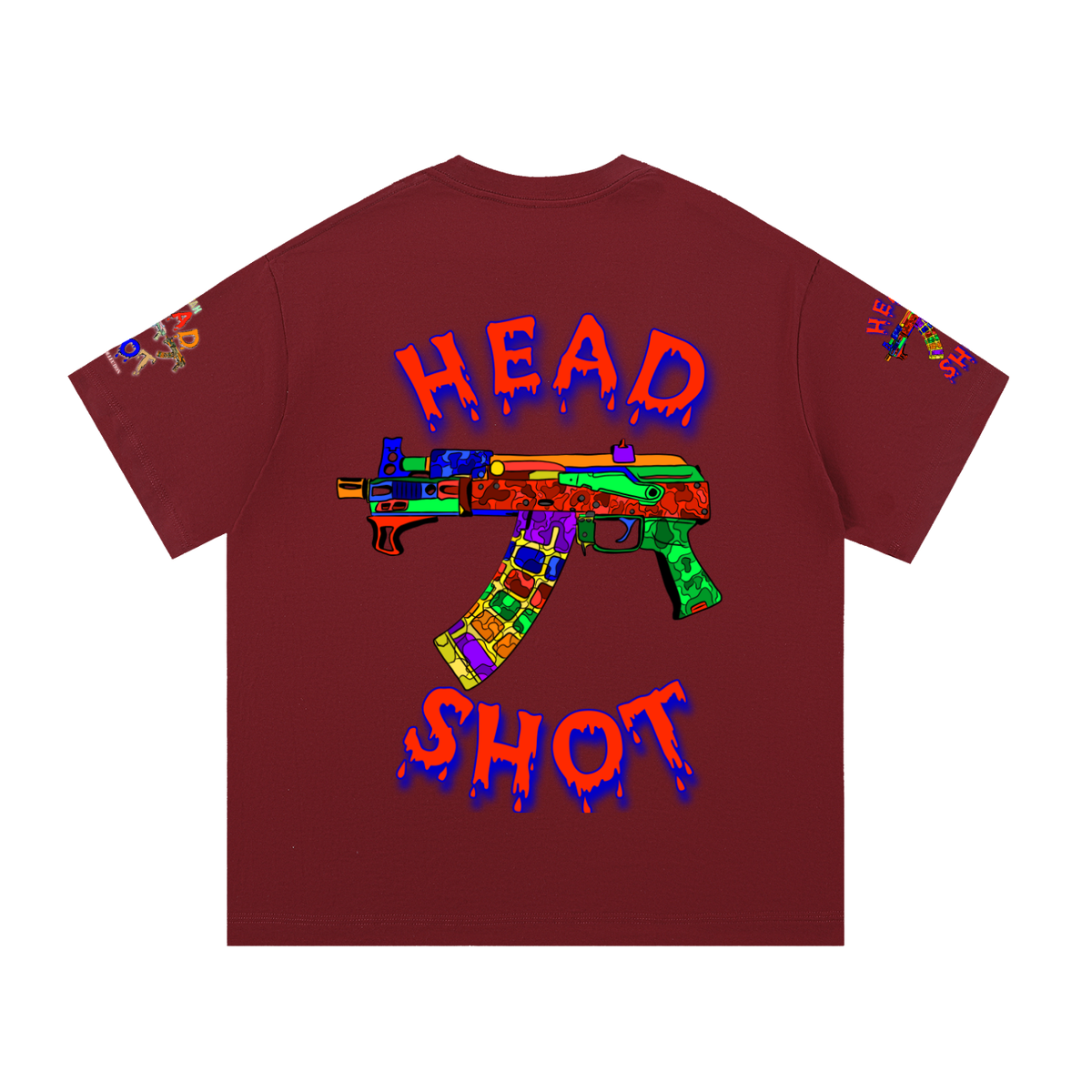 THS “DRACO” Collection Printed Sleeve Basic Tee